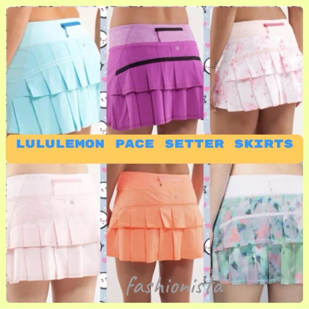 Lululemon RARE Pace Setter Skirts